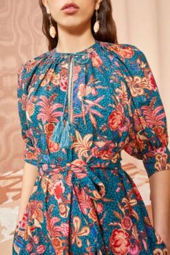 ULLA JOHNSON Selena Coverup - Delphinium -Ullyla Shop ULLA JOHNSON Selena Coverup DELPHINIUM 0121