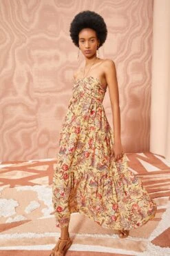 ULLA JOHNSON Siya Coverup - Calla Lily -Ullyla Shop ULLA JOHNSON Siya Coverup CALLA LILY 03