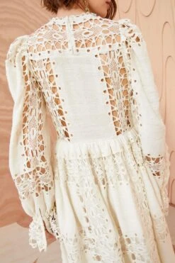 ULLA JOHNSON Sonali Gown - Ivory -Ullyla Shop ULLA JOHNSON Sonali Gown IVORY 0189