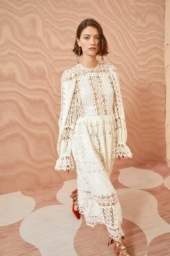 ULLA JOHNSON Sonali Gown - Ivory