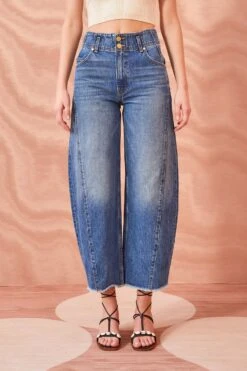 New Release -Ullyla Shop ULLA JOHNSON THEA JEAN DANUBE MEDIUM INDIGO WASH 02 ALT