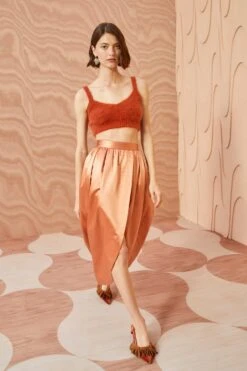 ULLA JOHNSON Taliah Bralette - Redwood -Ullyla Shop ULLA JOHNSON Taliah Bralette REDWOOD 0103