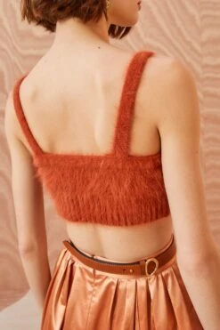 ULLA JOHNSON Taliah Bralette - Redwood -Ullyla Shop ULLA JOHNSON Taliah Bralette REDWOOD 02 ALT