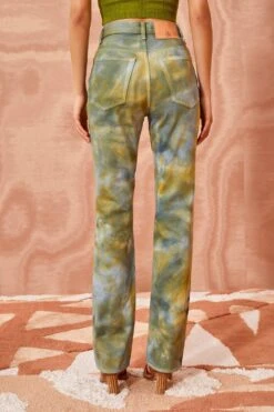 ULLA JOHNSON The Agnes Jean - Malachite Wash -Ullyla Shop ULLA JOHNSON The Agnes MALACHITEWASH 0206