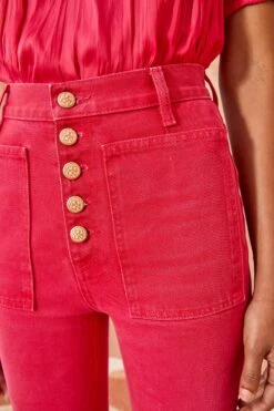 ULLA JOHNSON The Lou Jean - Orchid Wash 10 ULLA JOHNSON The Lou Jean - Orchid Wash -Ullyla Shop ULLA JOHNSON The Lou ORCHID WASH 04