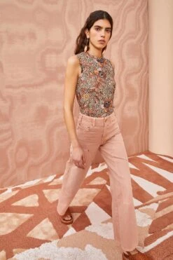 ULLA JOHNSON The Olympia Jean - Rosewood Wash
