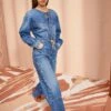 ULLA JOHNSON The Stevie Jumpsuit - Danube Medium Indigo Wash -Ullyla Shop ULLA JOHNSON The Stevie DANUBE MEDIUM INDIGO WASH 01 MAIN