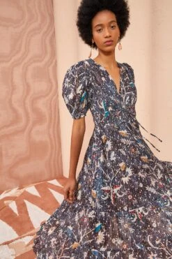 ULLA JOHNSON Thelma Dress - Jet -Ullyla Shop ULLA JOHNSON Thelma Dress JET 03