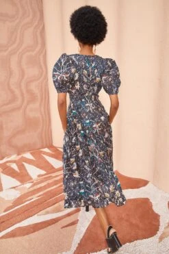 ULLA JOHNSON Thelma Dress - Jet -Ullyla Shop ULLA JOHNSON Thelma Dress JET 04