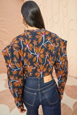 ULLA JOHNSON Twyla Pullover - Bellflower -Ullyla Shop ULLA JOHNSON Twyla Pullover BELLFLOWER 04