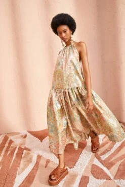 ULLA JOHNSON Tyra Dress - Meadow -Ullyla Shop ULLA JOHNSON Tyra Dress MEADOW 0073