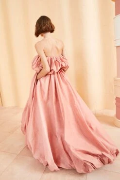 ULLA JOHNSON Vittoria Gown - Azalea 12 ULLA JOHNSON Vittoria Gown - Azalea -Ullyla Shop ULLA JOHNSON VITTORIA GOWN AZALEA 05