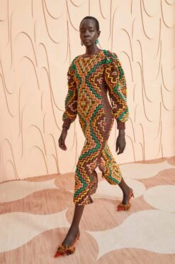 ULLA JOHNSON Vayda Dress - Fire Opal -Ullyla Shop ULLA JOHNSON Vayda Dress FIREOPAL 0075