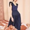 ULLA JOHNSON Virginia Dress - Midnight -Ullyla Shop ULLA JOHNSON Virginia Dress MIDNIGHT 01 MAIN