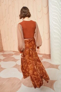 ULLA JOHNSON Willa Skirt - Sienna -Ullyla Shop ULLA JOHNSON Willa Skirt SIENNA 0007