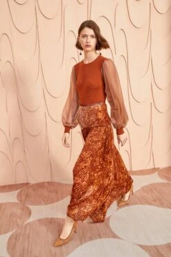 ULLA JOHNSON Willa Skirt - Sienna -Ullyla Shop ULLA JOHNSON Willa Skirt SIENNA 0040