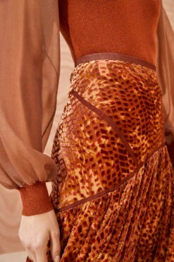 ULLA JOHNSON Willa Skirt - Sienna -Ullyla Shop ULLA JOHNSON Willa Skirt SIENNA 02 ALT