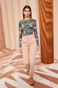 ULLA JOHNSON Wren Top - Delphinium -Ullyla Shop ULLA JOHNSON Wren Top DELPHINIUM 03