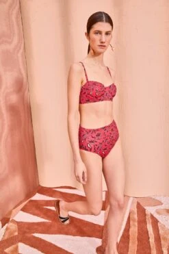 ULLA JOHNSON Zahara Bikini Top - Poppy Floral -Ullyla Shop ULLA JOHNSON Zahara Bikini TOP POPPY FLORAL 04