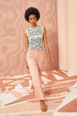 ULLA JOHNSON Zenna Top - Haze -Ullyla Shop ULLA JOHNSON Zenna Top HAZE 03