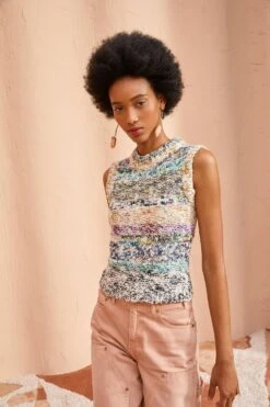 ULLA JOHNSON Zenna Top - Haze -Ullyla Shop ULLA JOHNSON Zenna Top HAZE 05